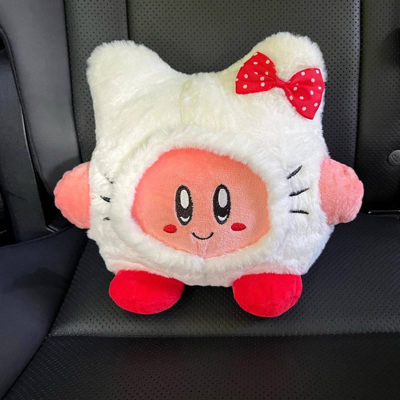 Kirb In Kitty Costume ONE Plushy 20CM 7.87IN