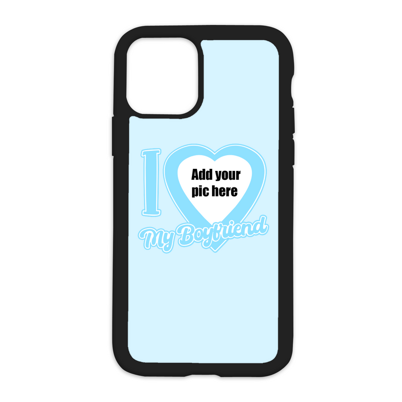 Color I Love My Boyfriend CUSTOM Design On Black Phone Case *PLEASE READ DESCRIPTION*