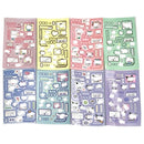 Sticker One Sheet Holographic Glitter