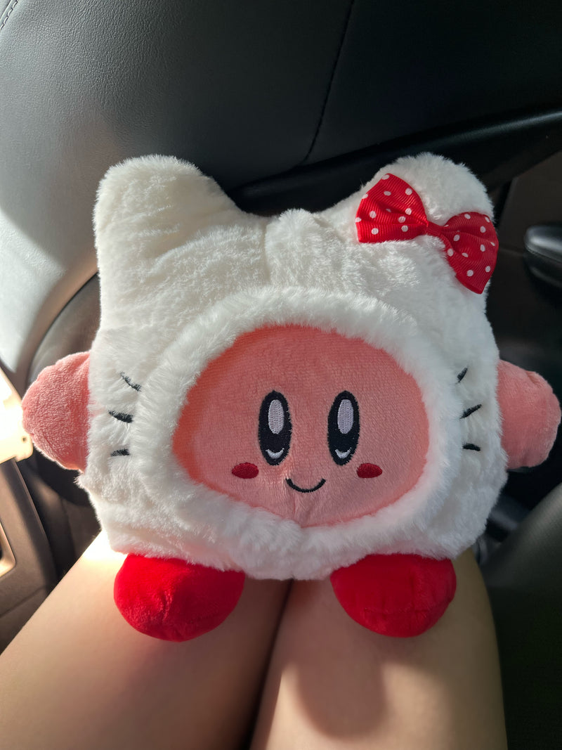 Kirb In Kitty Costume ONE Plushy 20CM 7.87IN