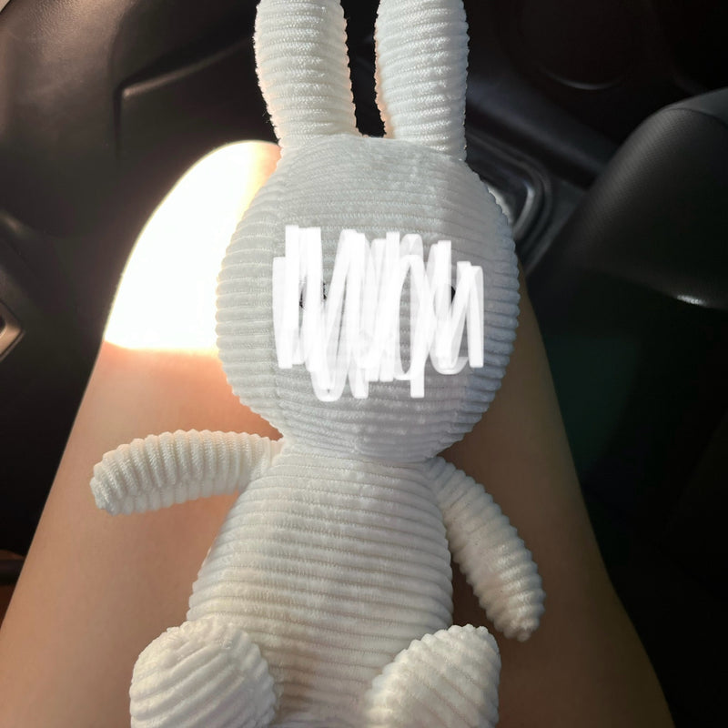 White Miff Bunny Plushy 11INCHES 28CM NEW