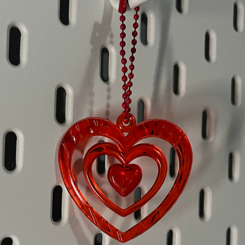 Heart Pattern Keychain 2INCHES