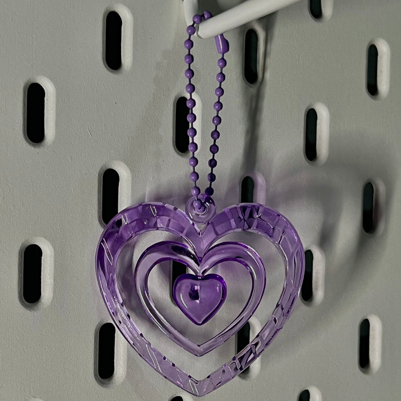 Heart Pattern Keychain 2INCHES