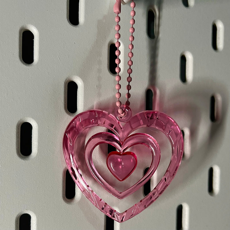 Heart Pattern Keychain 2INCHES