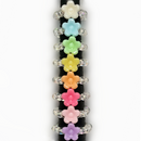 Flower Bead Clear Band Ring