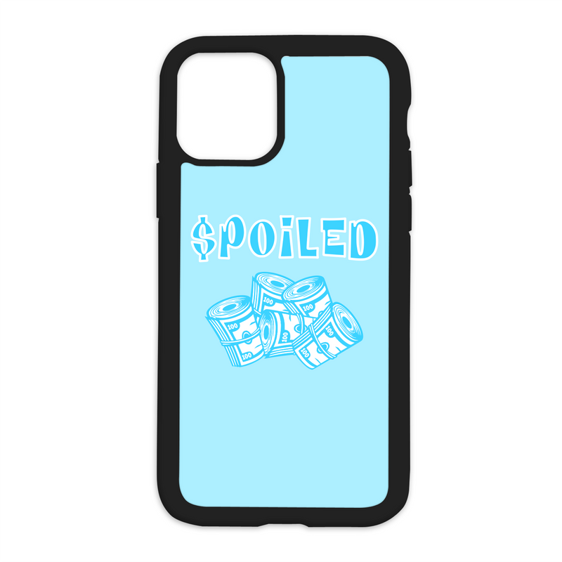 $poiled Design On Black Phone Case