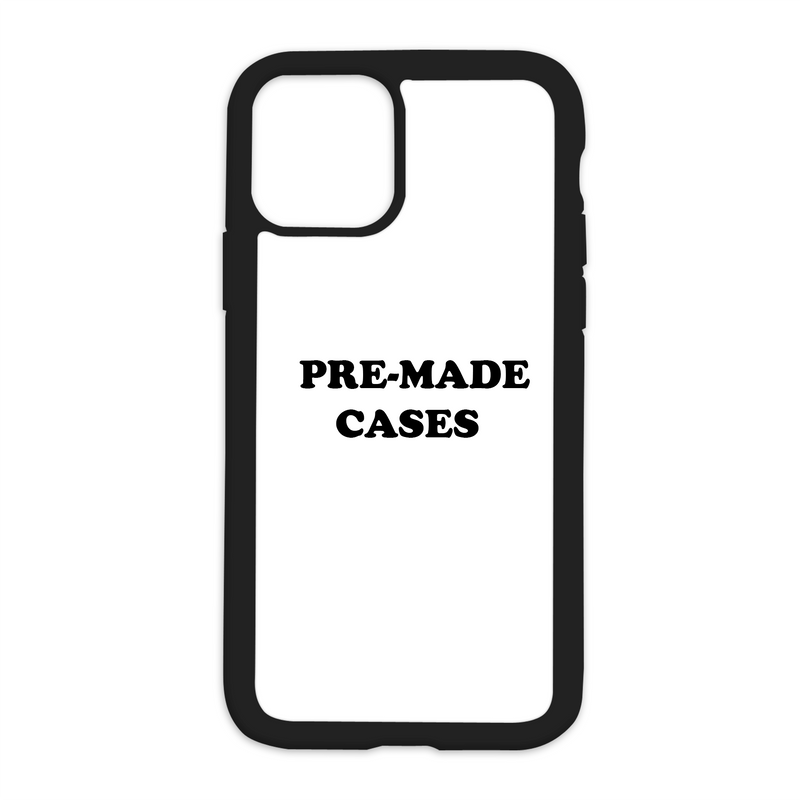 Ready-Made Design On Black Phone Case *PLEASE READ DESCRIPTION*