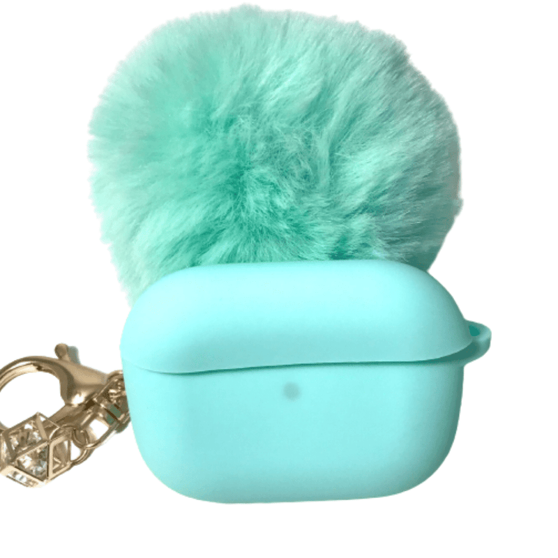 Pro: Mint Green Pompom Case - Deluxe Amour