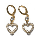 Cupid Heart Earrings - Deluxe Amour