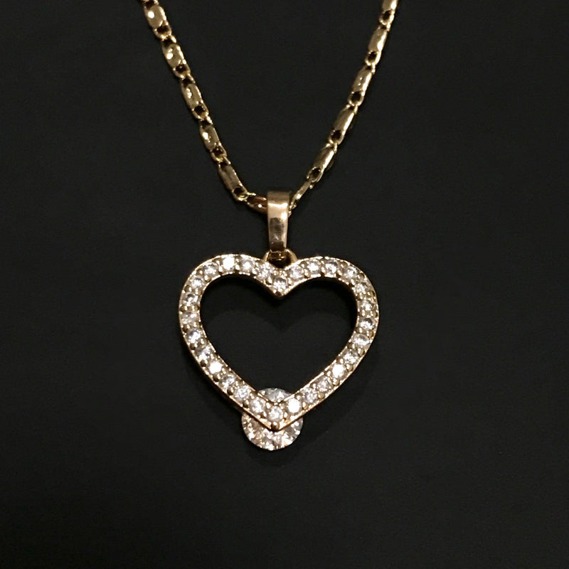 Cupid Heart Necklace - Deluxe Amour